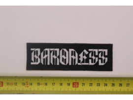 BARONESS - WHITE NAME LOGO