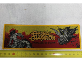 ETERNAL CHAMPION - PARALLEL OF DEATH ( YELLOW BORDER ) WOVEN