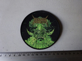 NUCLEAR ASSAULT - DEMON ( BLACK BORDER ) WOVEN