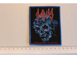 SADUS - SWALLOWED IN BLACK ( BLUE BORDER ) WOVEN