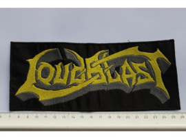 LOUDBLAST - YELLOW/GREY NAME LOGO ( WOVEN )
