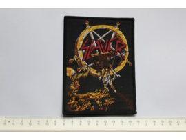 SLAYER - HELL AWAITS ( WOVEN )