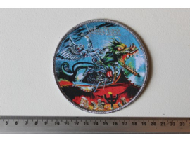 JUDAS PRIEST - PAINKILLER ( SILVER BORDER ) WOVEN