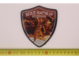 BATHORY - HAMMERHEART ( BLACK BORDER SILVER ) WOVEN