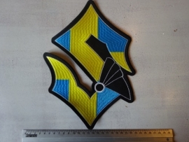 SABATON - S LOGO ( SWEDISH FLAG )