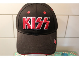 KISS - RED/WHITE NAME LOGO