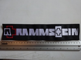 RAMMSTEIN - ( RED/WHITE LOGO ) STRIP