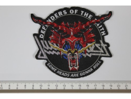 JUDAS PRIEST - DEFENDERS OF THE FAITH ( BLACK BORDER ) WOVEN