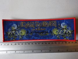 IRON MAIDEN - LIVE AFTER DEATH ( RED BORDER ) WOVEN, LAST COPY!