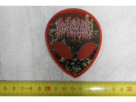 BLOOD INCANTATION - TIMEWAVE ZERO ( RED BORDER ) WOVEN