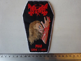 MAYHEM - Dead [coffin] --- Embroidered Patch