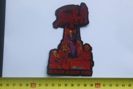 DEATH - SCREAM BLOODY GORE ( LASERCUT ) WOVEN