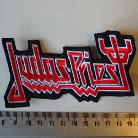 JUDAS PRIEST - WHITE/RED LOGO