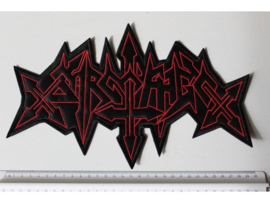 SARCOFAGO - RED/BLACK NAME LOGO