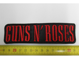 GUNS N ROSES - RED NAME LOGO