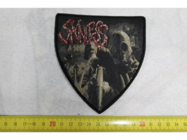 SKINLESS - TRAMPLE THE WEAK, HURDLE THE DEAD ( BLACK BORDER ) WOVEN