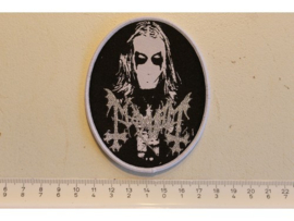MAYHEM - DEAD ( WHITE BORDER ) WOVEN