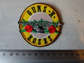 GUNS N ROSES - YELLOW CIRCLED LOGO