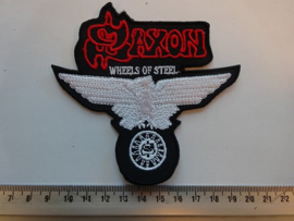 SAXON - WHEELS OF STEEL ( WHITE )