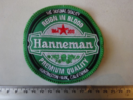 SLAYER - HANNEMAN ( REIGN IN BLOOD, GREEN BORDER )