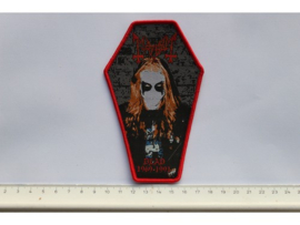 MAYHEM - DEAD ( RED BORDER ) WOVEN