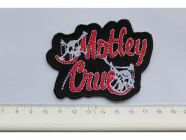 MOTLEY CRUE - RED/WHITE NAME LOGO