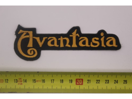 AVANTASIA - YELLOW NAME LOGO ( SHAPED )