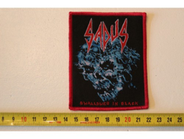 SADUS - SWALLOWED IN BLACK ( RED BORDER ) WOVEN