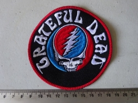 GRATEFUL DEAD - STEEL YOUR FACE ( RED BORDER )