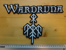 WARDRUNA - WHITE NAME LOGO + SYMBOL