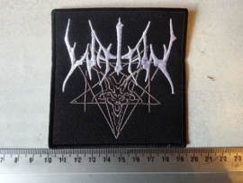 WATAIN - WHITE NAME + GREY LOGO
