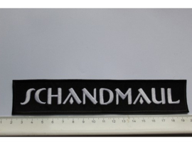 SCHANDMAUL - WHITE NAME LOGO