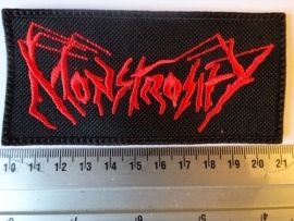 MONSTROSITY - RED LOGO