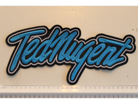 TED NUGENT - BLUE NAME LOGO