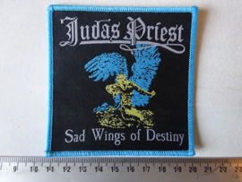 JUDAS PRIEST - SAD WINGS OF DESTINY  ( BLUE BORDER ) WOVEN