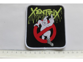 XENTRIX - FUCK THE GHOST BUSTERS ( WHITE BORDER ) WOVEN