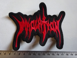 IMMOLATION - RED NAME LOGO
