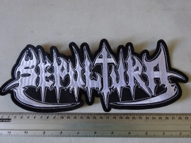 SEPULTURA - WHITE LOGO