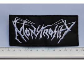 MONSTROSITY - WHITE NAME LOGO