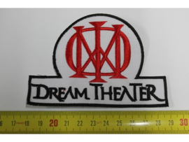 DREAM THEATER - BLACK NAME LOGO + RED SYMBOL