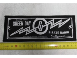 GREEN DAY - PIRATE RADIO ( BLACK BORDER ) WOVEN