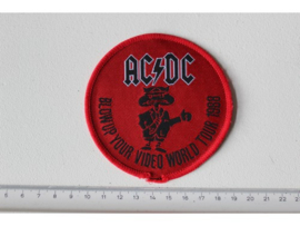 AC/DC - BLOW UP YOUR VIDEO WORLD TOUR 1988 ( ORIGINAL ) WOVEN