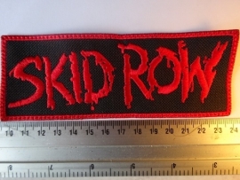 SKID ROW - RED LOGO ( RED BORDER )
