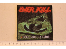 OVERKILL - THE KILLING KIND ( BLACK BORDER ) WOVEN