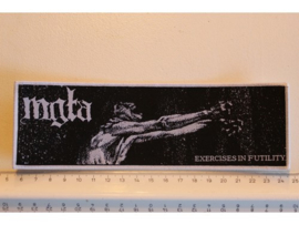 MGLA - EXCERSISES IN FUTILITY ( WHITE BORDER ) WOVEN STRIPE