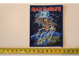 IRON MAIDEN - NORTH EUROPEAN TOUR ( BLUE BORDER ) WOVEN