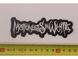 MOTIONLESS IN WHITE - WHITE NAME LOGO
