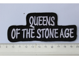 QUEENS OF THE STONE AGE - WHITE NAME LOGO