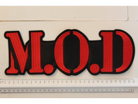 M.O.D. - RED NAME LOGO