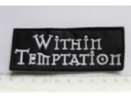 WITHIN TEMPTATION - WHITE NAME LOGO